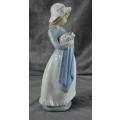 LLADRO NAO FIGURINE WITH PUPPY - from SUEZYT