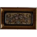 FABULOUS FRAMED VINTAGE EMBROIDERY WITH PEARLS - from SUEZYT