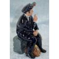 ROYAL DOULTON SHORE LEAVE SAILOR AND PARROT FIGURINE - from SUEZYT