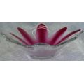 MURANO SOMMERSO PULLED PETAL GLASS BOWL - from SUEZYT