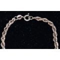 SILVER NECKLACE AND BRACELET 19 GRAMS  - from SUEZYT