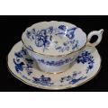 VERY PRETTY BLUE AND WHITE COALPORT DUO - from SUEZYT