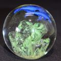 SMALL VENETIAN GLASS PAPERWEIGHT WITH DOLPHINS - from SUEZYT