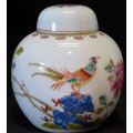 CHINESE GINGER JAR WITH ORIGINAL CORK AND LID- from  SUEZYT