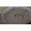2 POTTERY POT WITH HESSIAN DESIGN - from SUEZYT