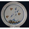 PRETTY POTTERY WALL HANGING PLATE - from SUEZYT