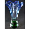 SIGNED CZECH CRYSTAL VASE - from SUEZYT