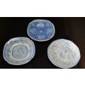 SET OF 3 ORIENTAL STYLE PIN DISHES - from SUEZYT