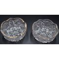 PAIR OF PRESSED GLASS DISHES - from SUEZYT