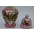 GINGER JAR - UNUSUAL HAND PAINTED - from SUEZYT