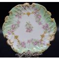 LIMOGES CABINET PLATE WITH GOLD GILT - VINTAGE - from SUEZYT