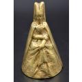 MEDIEVAL LADY BRASS BELL #2 - from SUEZYT