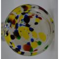COLOUR-SPECKLED GLASS BUD VASE - from SUEZYT
