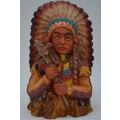 RED INDIAN PAPERWEIGHT - HEAVY - from SUEZYT