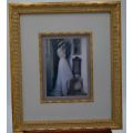 WELL FRAMED PRINT OF A VICTORIAN LADY - from SUEZYT