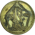 RH HOVENDEN and SONS London - 4/~ Shilling  (Used in South Africa)  (Marked Down !!!)
