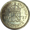 1937 SIX Pence - VERY good condition