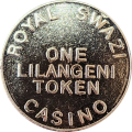 One Lilangeni Token - ROYAL SWAZI Casino