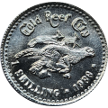 1 (ONE) SHILLING - Gold Reef City - 1986 - Token