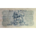 1 (ONE) POUND - 29th February 1959 - ENG/AFR - B360 704534-  MH de KOCK
