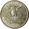 QUATER Dollar - 2007 - MONTANA