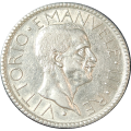 20 (TWENTY) LIRE - 1928 - Victor Emmanuel III - Italy (Silver .800)