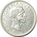 20 (TWENTY) LIRE - 1928 - Victor Emmanuel III - Italy (Silver .800)