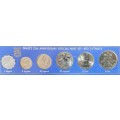 ISRAEL`s 25th Anniversary Coin set - 1977
