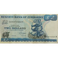 2 (TW0) DOLLARS - 4th issue - Zimbabwe Harare 1983 - AB 8070452 N - VF+