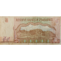 5 (FIVE) DOLLARS - Zimbabwe Harare 1997 - BL 8461177 - RARE note and not often seen !