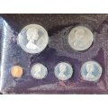 1974 British Virgin Islands PROOF Set including silver Dollar