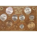 Complete Decimal Issue & the Last £SD Issue Set of 11 Coins - IRELAND