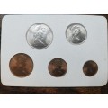 1971 MINT SET - Britain`s First Decimal Coins Set - 10 Pence to 1/2 Penny  - UNC - VERY Good !
