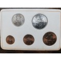 1971 MINT SET - Britain`s First Decimal Coins Set - 10 Pence to 1/2 Penny  - UNC - VERY Good !