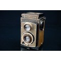 Art Deco Nickel Plated Rolleicord I TLR 6x6 Camera **Spares/Repair or Display**