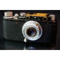 1937 Black Leica II with Leica Elmar 5cm 50mm F3.5 Lens **Great Condition, Full CLA**