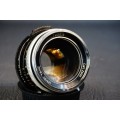 Fuji X Mount Adapted Carl Zeiss 50mm F1.8 Ultron Lens  **Concave Front Element, Excellent Condition*