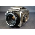 Bronica S2 6x6 Medium Format SLR Film Camera with 75mm F2.8 and 200mm F3.5 Lens **Good Condition**