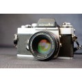 Minolta XE-5 35mm SLR Camera with Minolta Rokkor 50mm F1.7 Lens  **Great Condition**