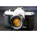Asahi Pentax SP 1000 35mm SLR Film Camera + Asahi Super Takumar 55mm F2 Lens **Excellent Condition**