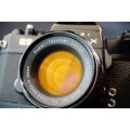 Asahi Pentax ES 35mm SLR Film Camera with Asahi Super Takumar 55mm F2 Lens  **Excellent Condition**