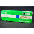 5 x Rolls FujiChrome Velvia 50 135 Film 36 Frames 5x Rolls, Sealed Box **Batch Tested Expired Film**