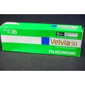 5 x Rolls FujiChrome Velvia 50 135 Film 36 Frames 5x Rolls, Sealed Box **Batch Tested Expired Film**
