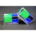 FujiFilm Fujichrome Provia 100F 135 Film 36 Frames 2x Rolls Box Sealed **Batch Tested Expired Film**