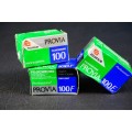 FujiFilm Fujichrome Provia 100F 135 Film 36 Frames 3x Rolls, Box Sealed **Batch Tested Expired Film*