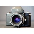 **Black Paint** Nikon F Photomic FTN 35mm SLR with Nikkor 50mm F2 Lens **Excellent Condition**
