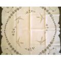Attractive small Madeira tablecloth 83cm