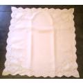 Small Madeira linen tablecloth