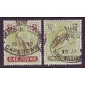 Cape of Good Hope - 1903 REVENUE KEVII Issue  One and two Pounds   BF155/156
