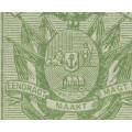 TRANSVAAL - 1894 `WAGON WITH SHAFT`   1s Yellow-green Block of four **UM**   SACC 209